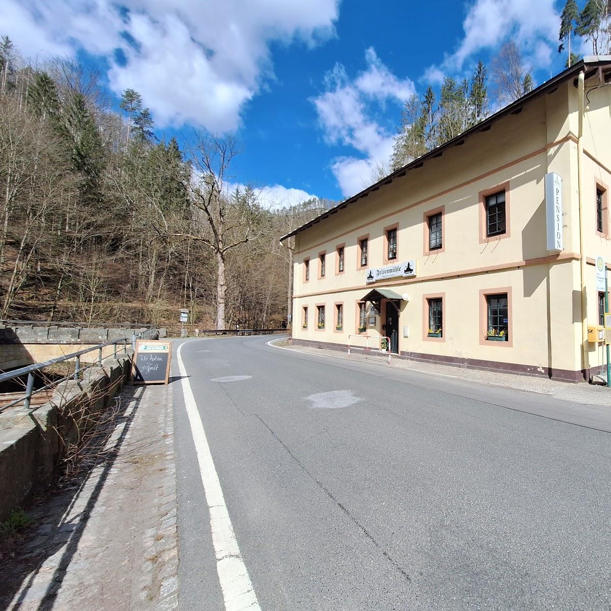 Restaurant "Pension und Gasthaus Felsenmühle" in Sebnitz