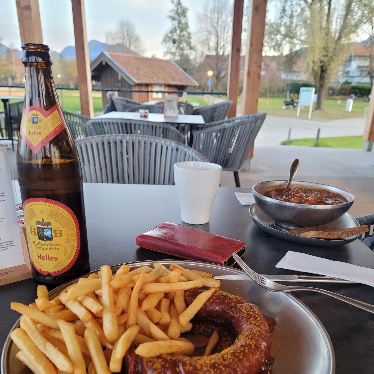 Restaurant "Lido Cafe - Biergarten" in Bernau am Chiemsee