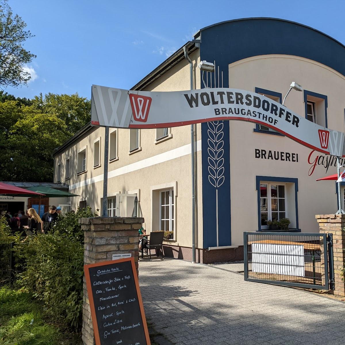Restaurant "Schleusenbrauerei" in Woltersdorf