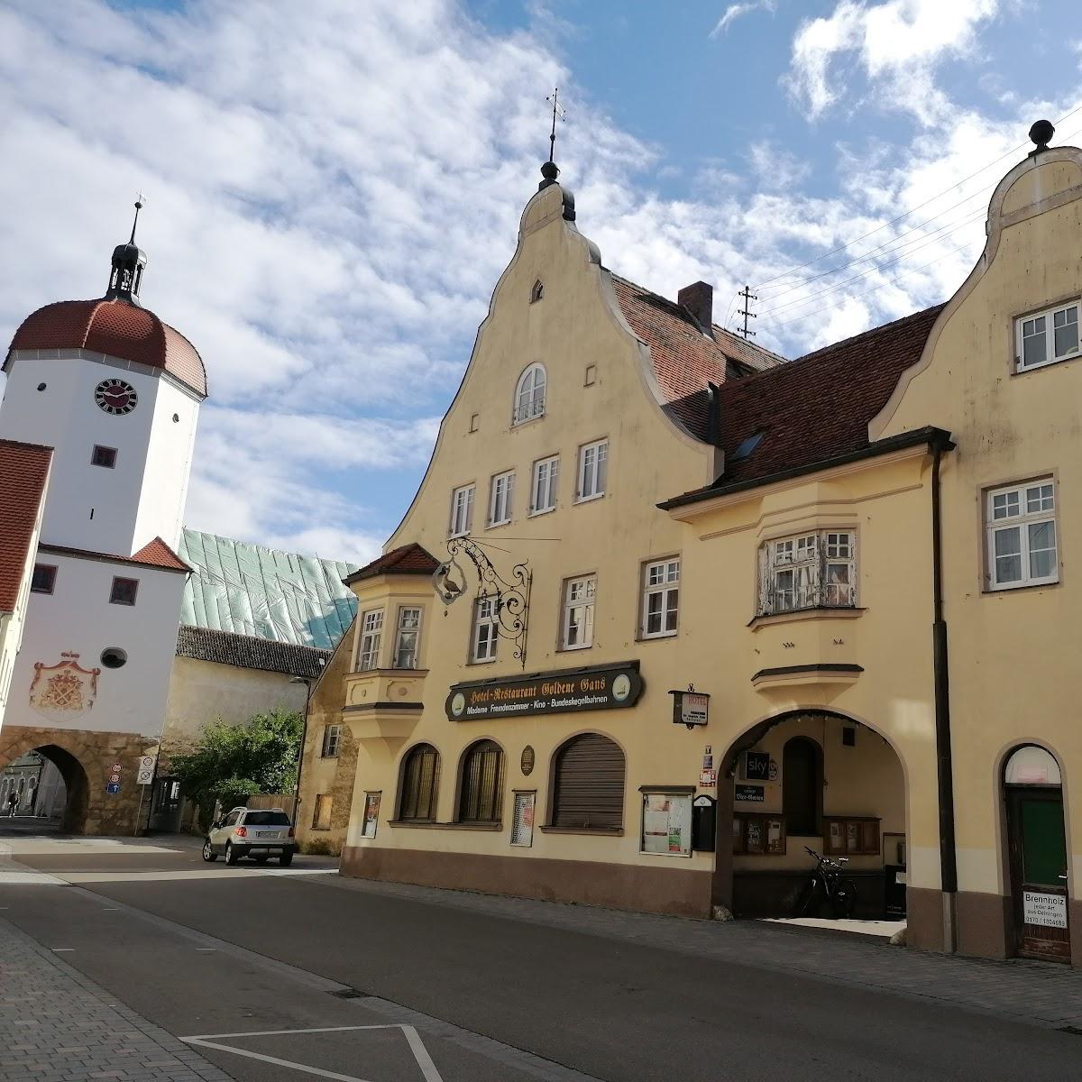 Restaurant "Hotel Goldene Gans" in Oettingen in Bayern