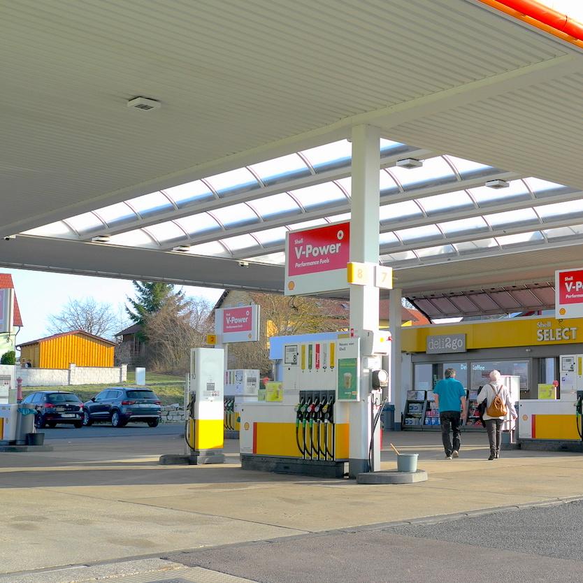 Restaurant "Shell" in Ursensollen