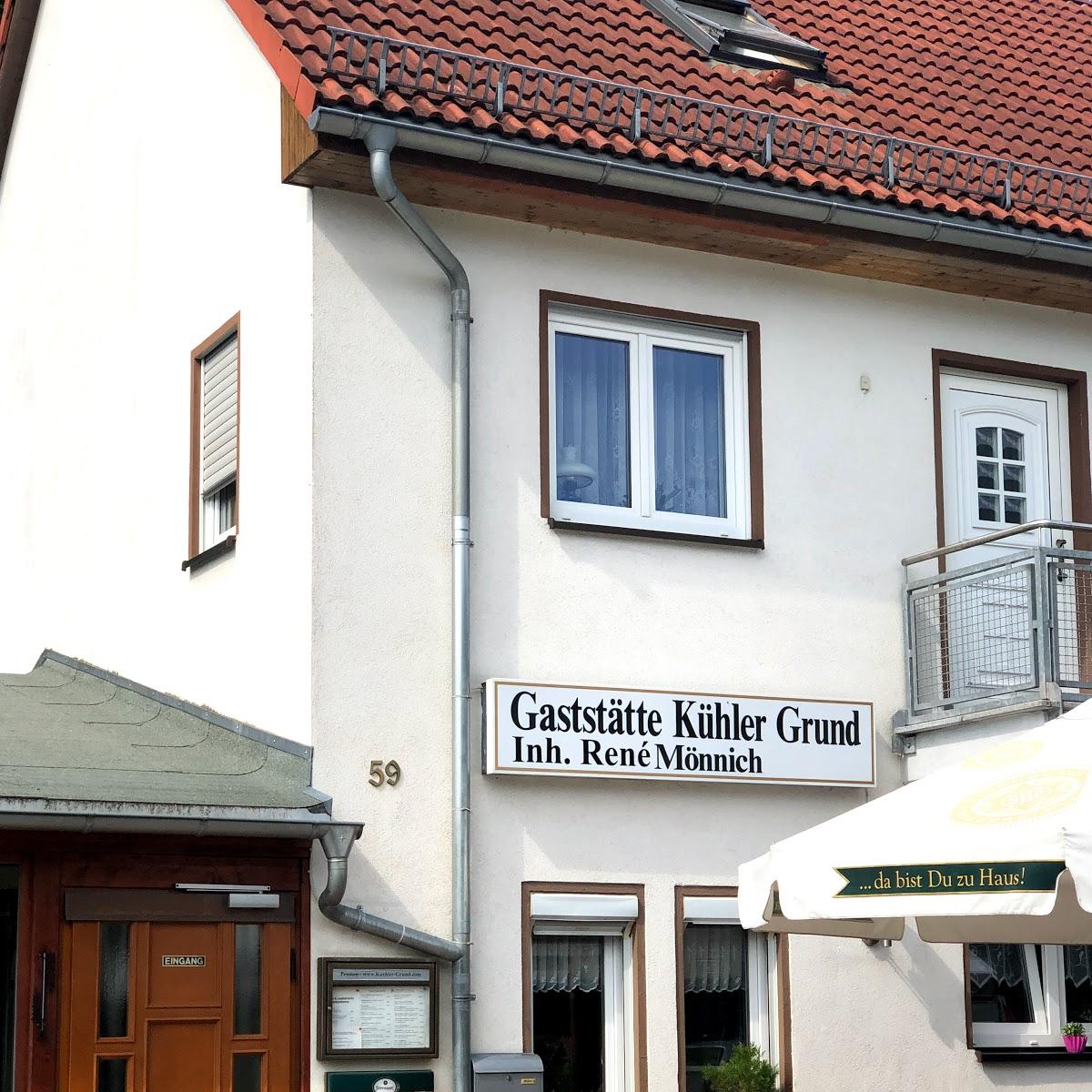 Restaurant "Speisegaststätte  Kühler Grund " in Hohenstein-Ernstthal