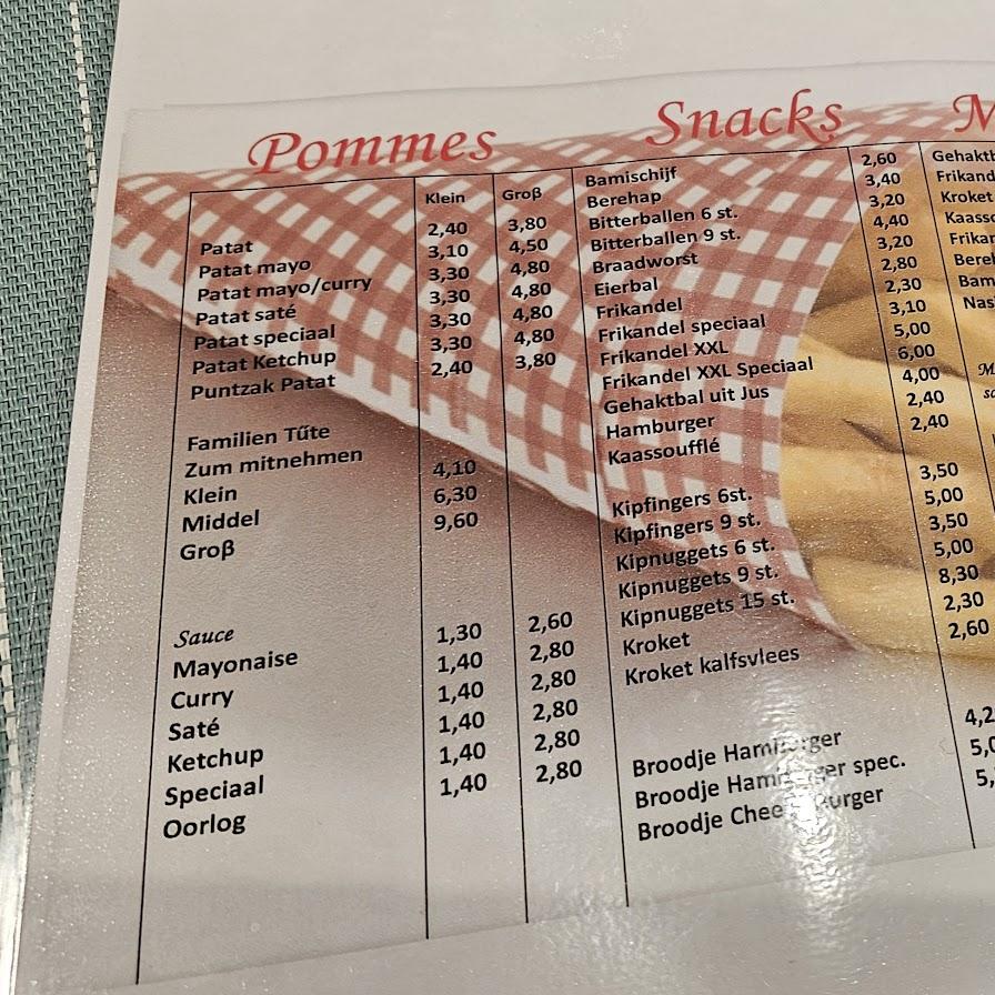 Restaurant "Pommes Ecke (Patat Hoekje)" in Haren (Ems)