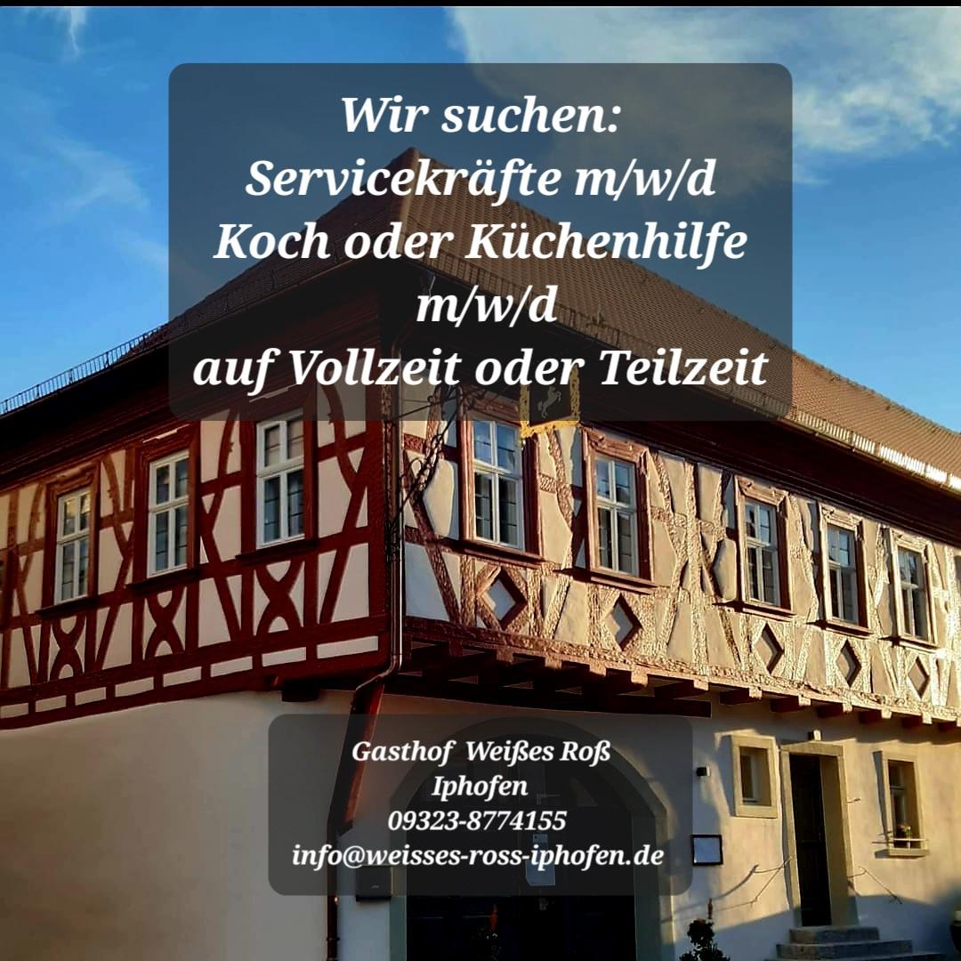 Restaurant "WEISSES ROSS | HOTEL • RESTAURANT" in Iphofen