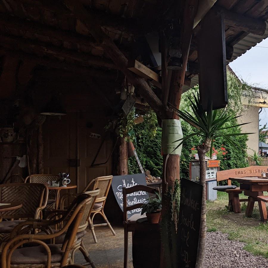 Restaurant "Omas Biergarten" in Wiedemar