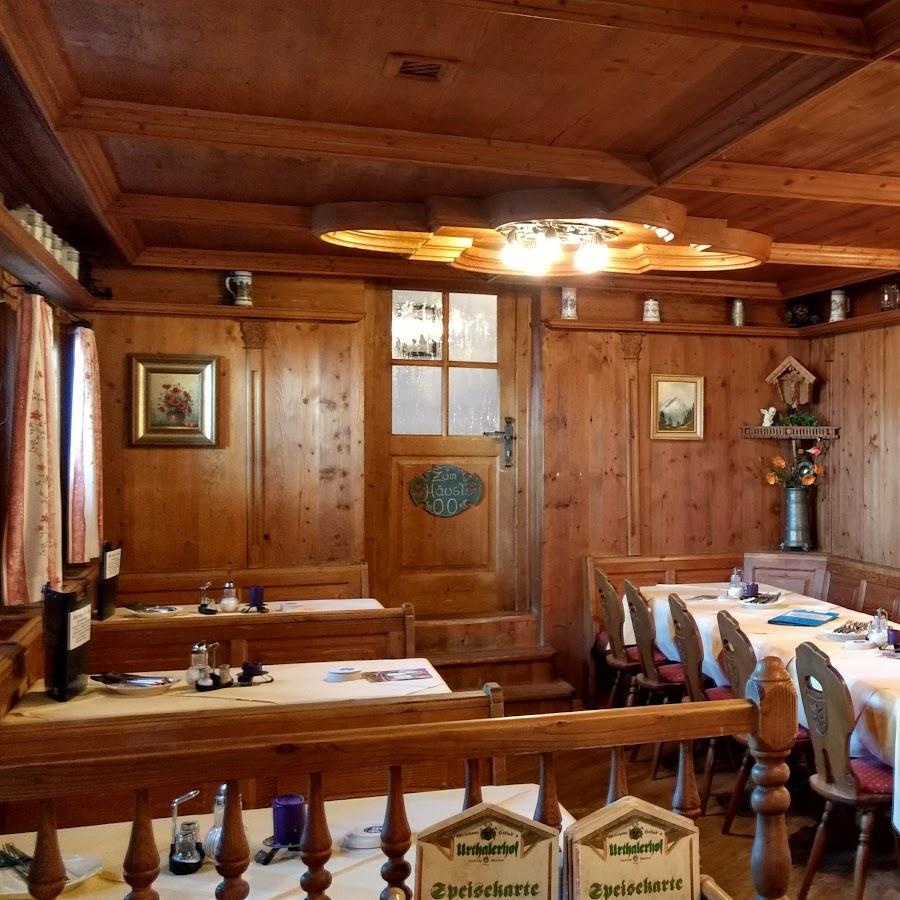 Restaurant "Wirtshaus Urthalerhof" in Sindelsdorf
