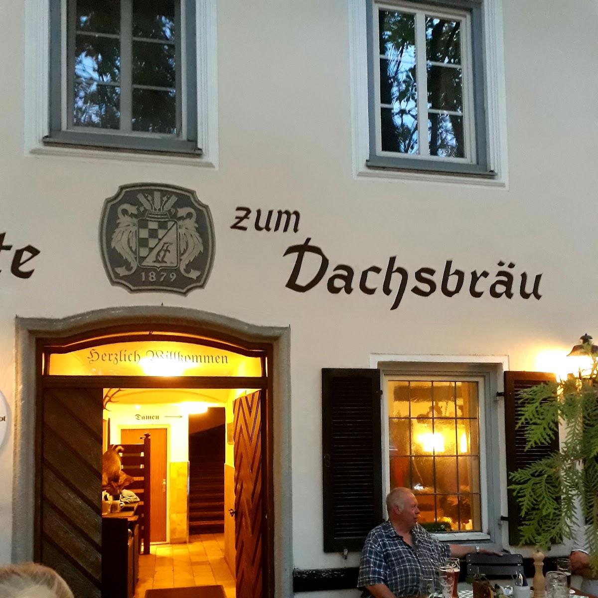 Restaurant "Gaststätte Dachs Bräustüberl" in Weilheim in Oberbayern