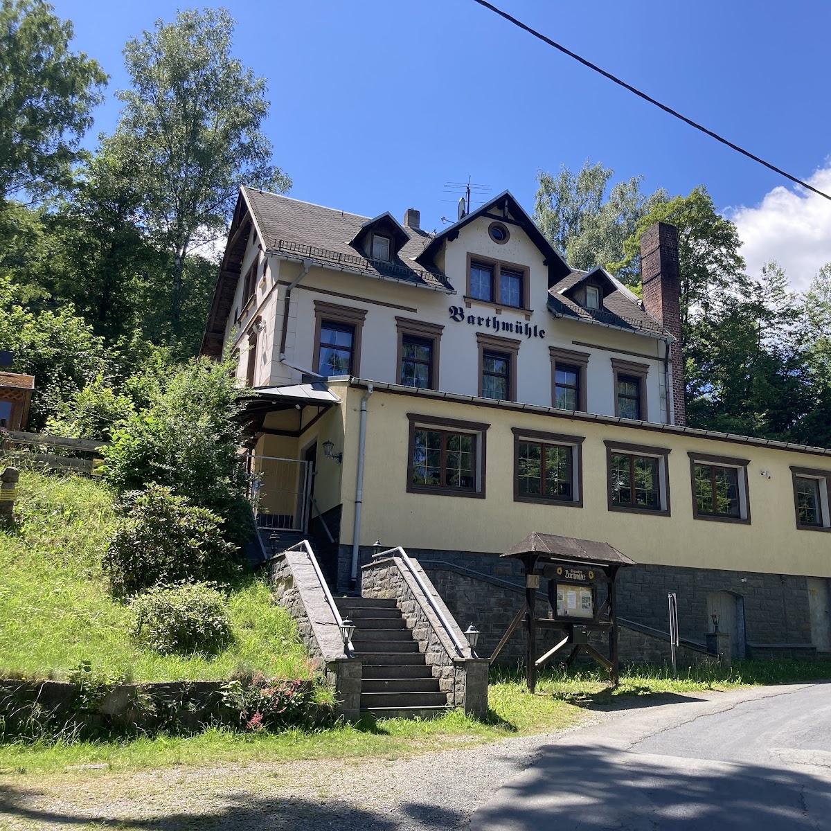 Restaurant "Barthmühle Elstertalbrücke Jocketa" in Pöhl