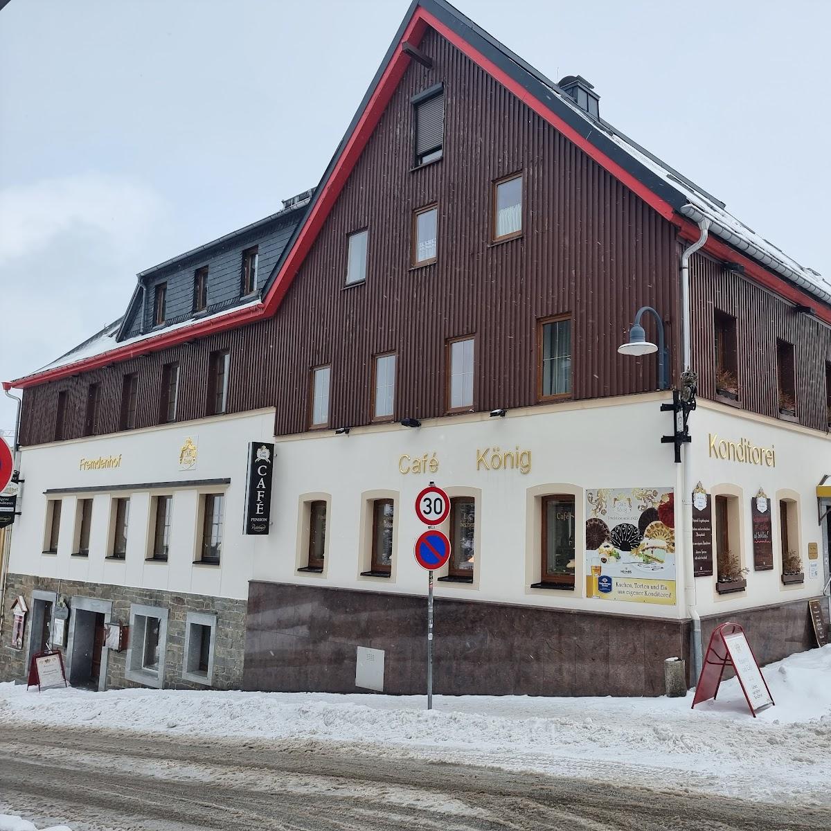 Restaurant "Eigene Konditorei Restaurant Cafeterrasse" in Oberwiesenthal