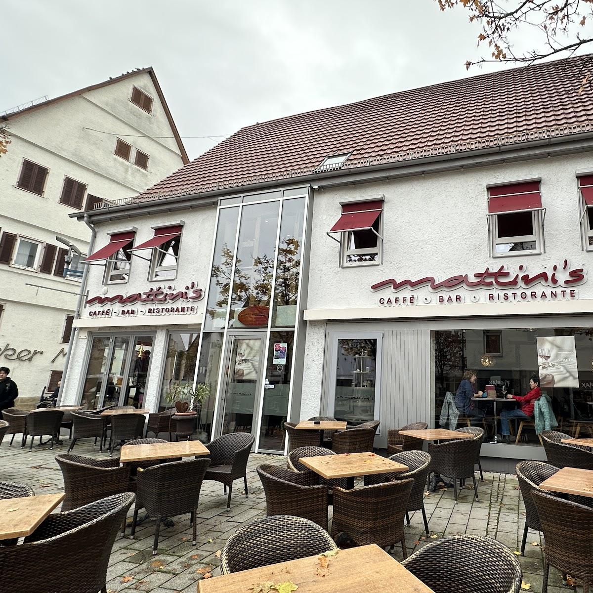 Restaurant "mattini