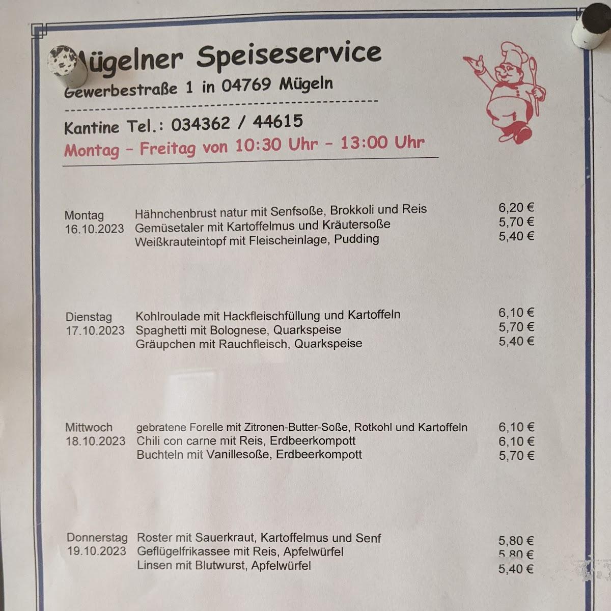 Restaurant "Mittagstisch Mo - Fr" in Mügeln