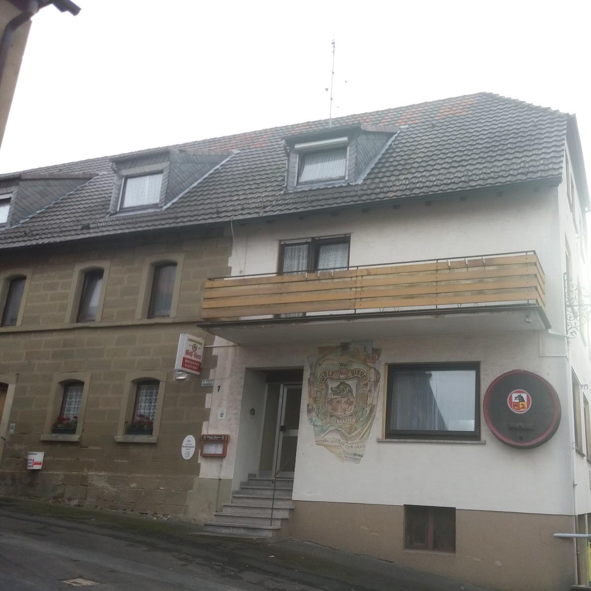 Restaurant "Brauerei Gasthof Wolf" in Rüdenhausen