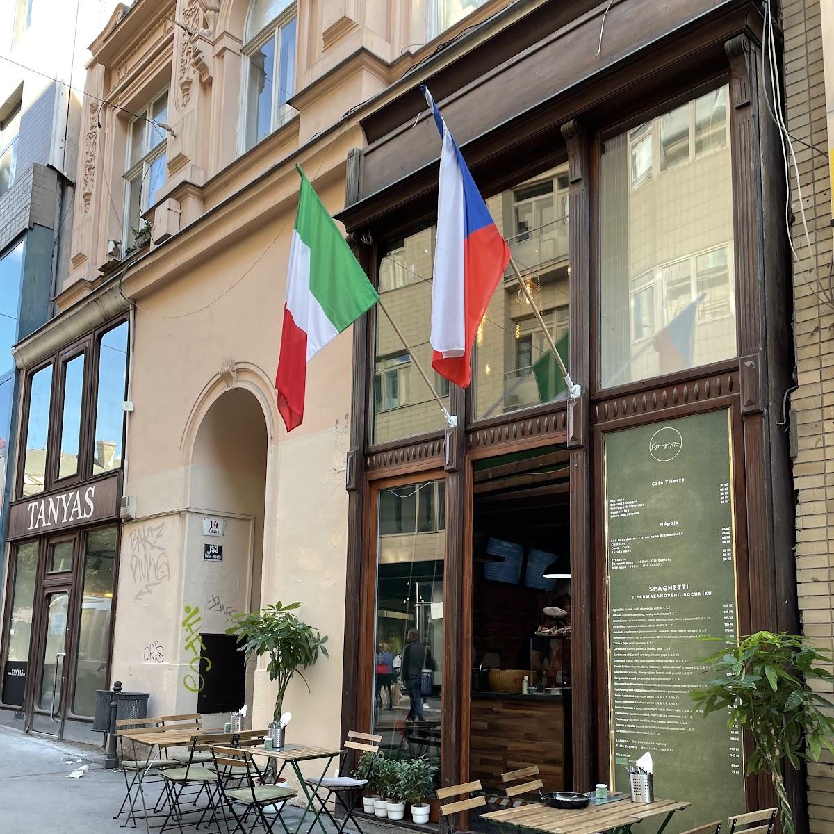 Restaurant "Špageta Bistro" in Brünn