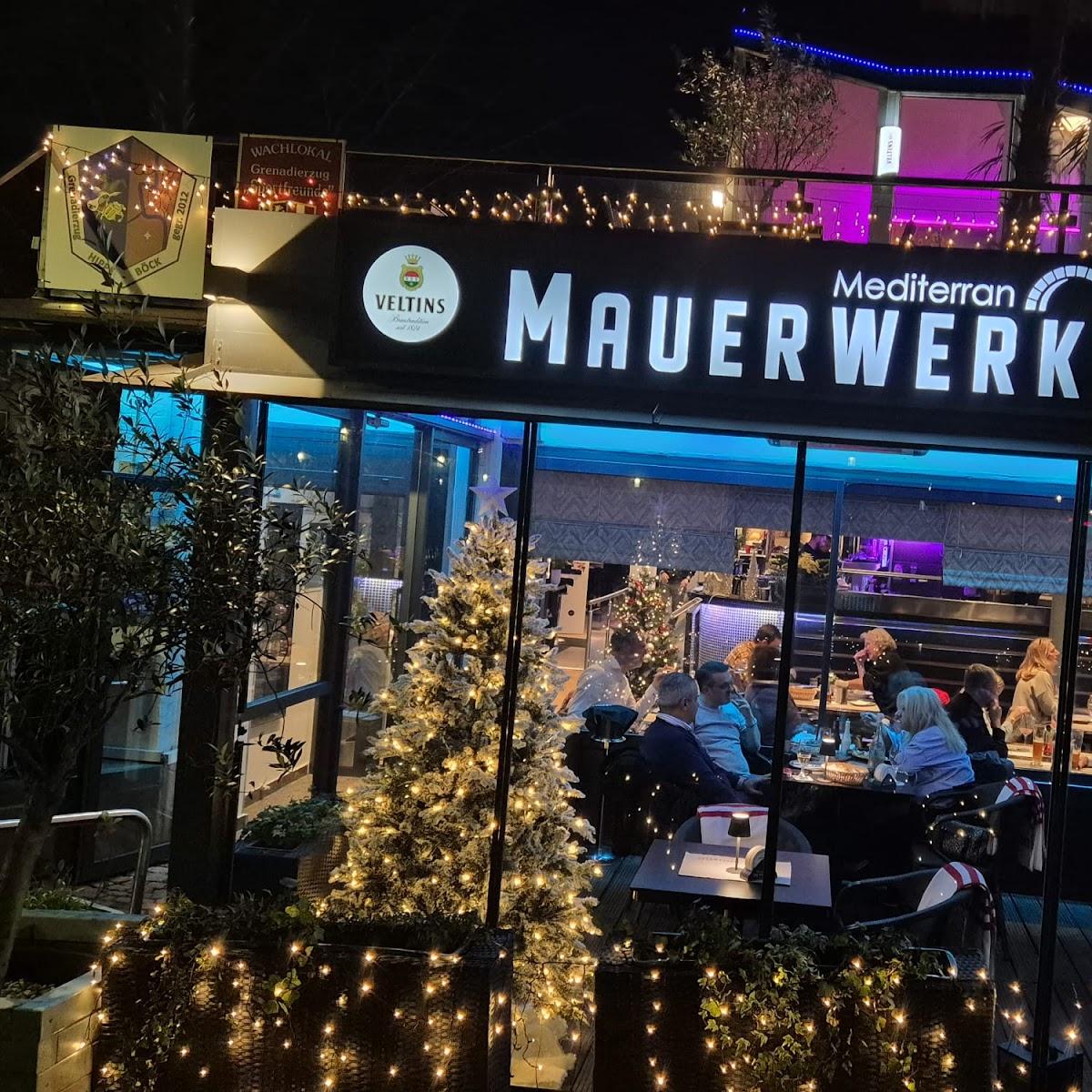 Restaurant "Mauerwerk Mediterran" in Neuss