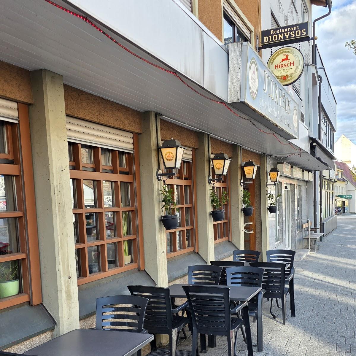 Restaurant "RESTAURANT DIONYSOS | Griechisches Restaurant in" in Trossingen