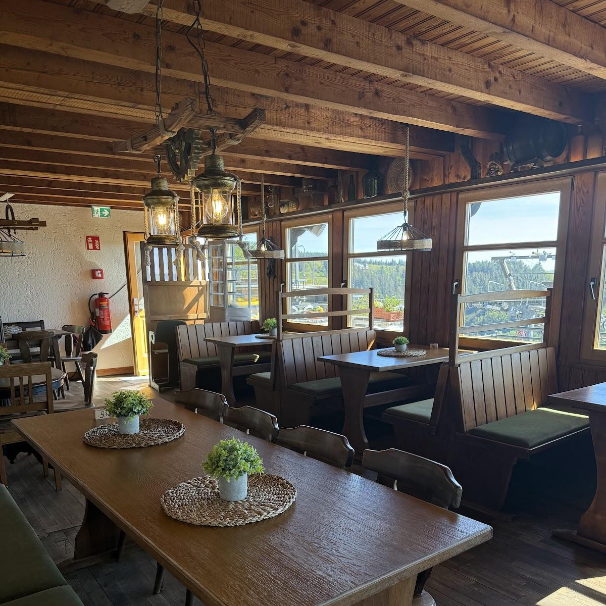 Restaurant "Ourblick Mountain Chalet" in Vianden