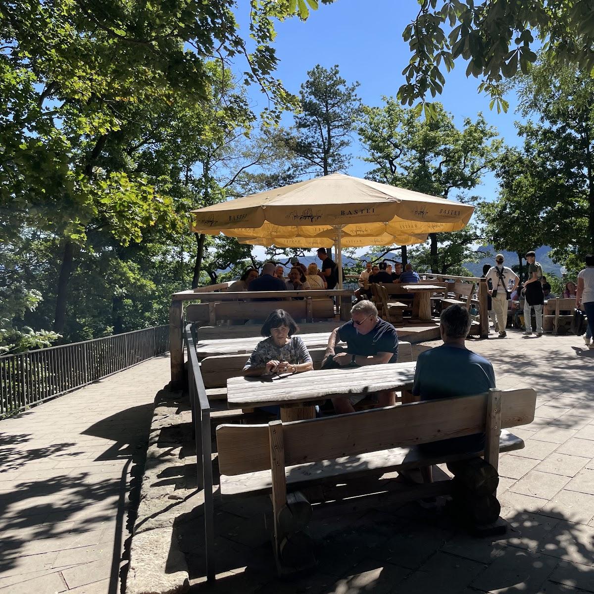 Restaurant "Panorama-Biergarten Bastei" in Lohmen