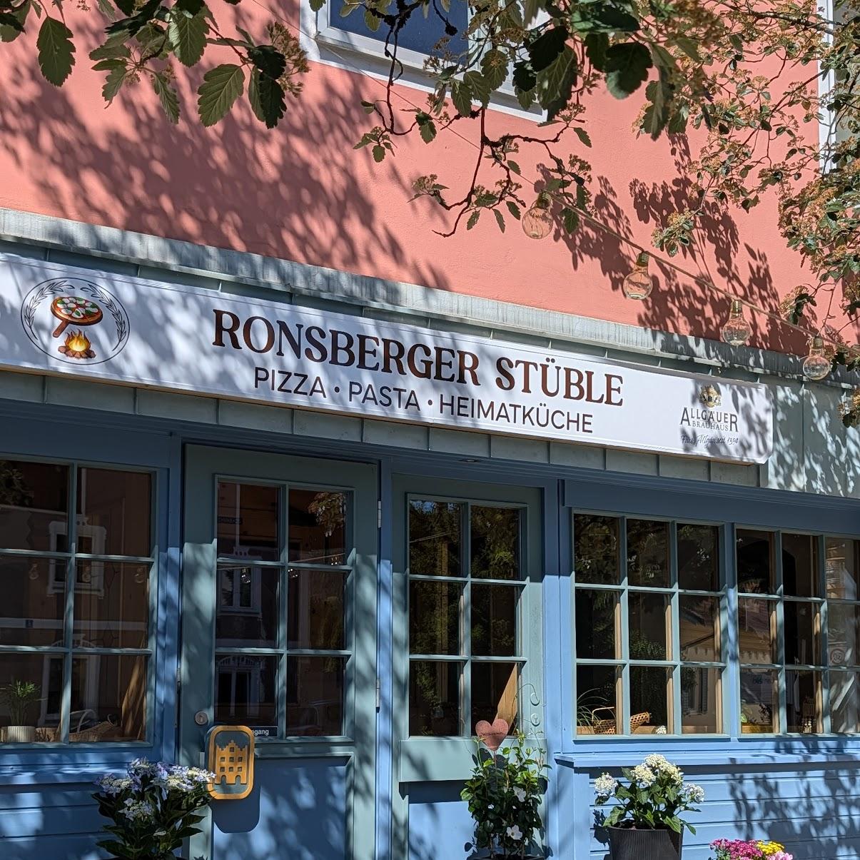 Restaurant "er Stüble" in Ronsberg