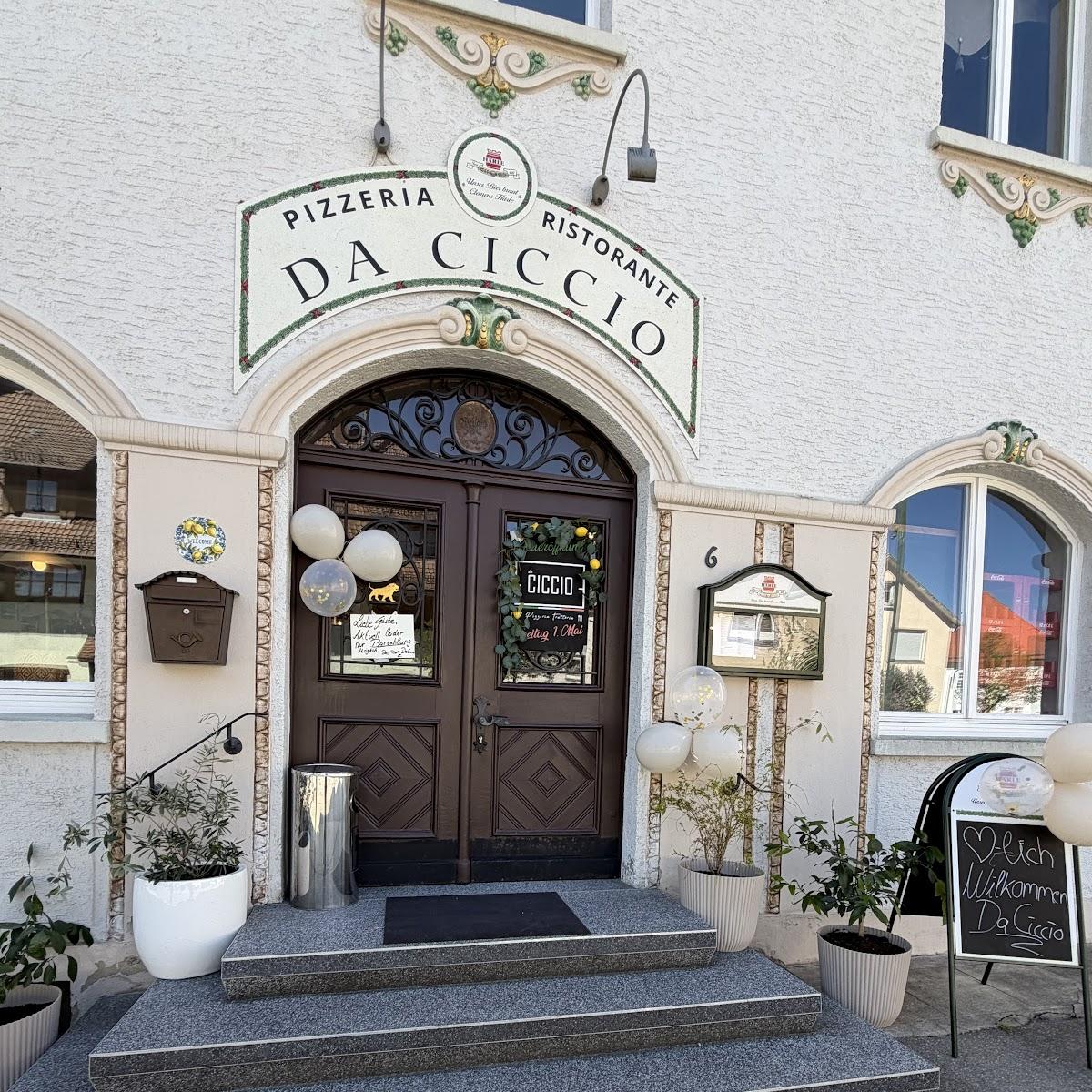 Restaurant "Pizzeria Trattoria Da Ciccio" in Eberhardzell