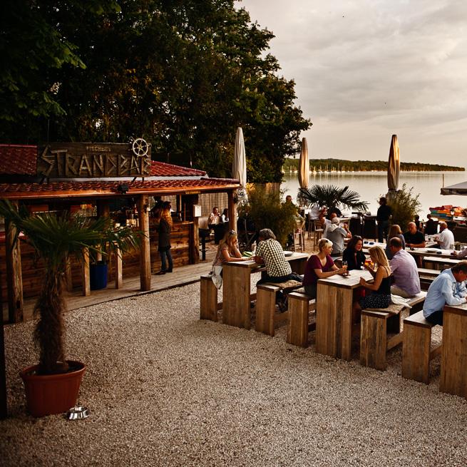 Restaurant "Strandbar FISCHER" in Inning am Ammersee