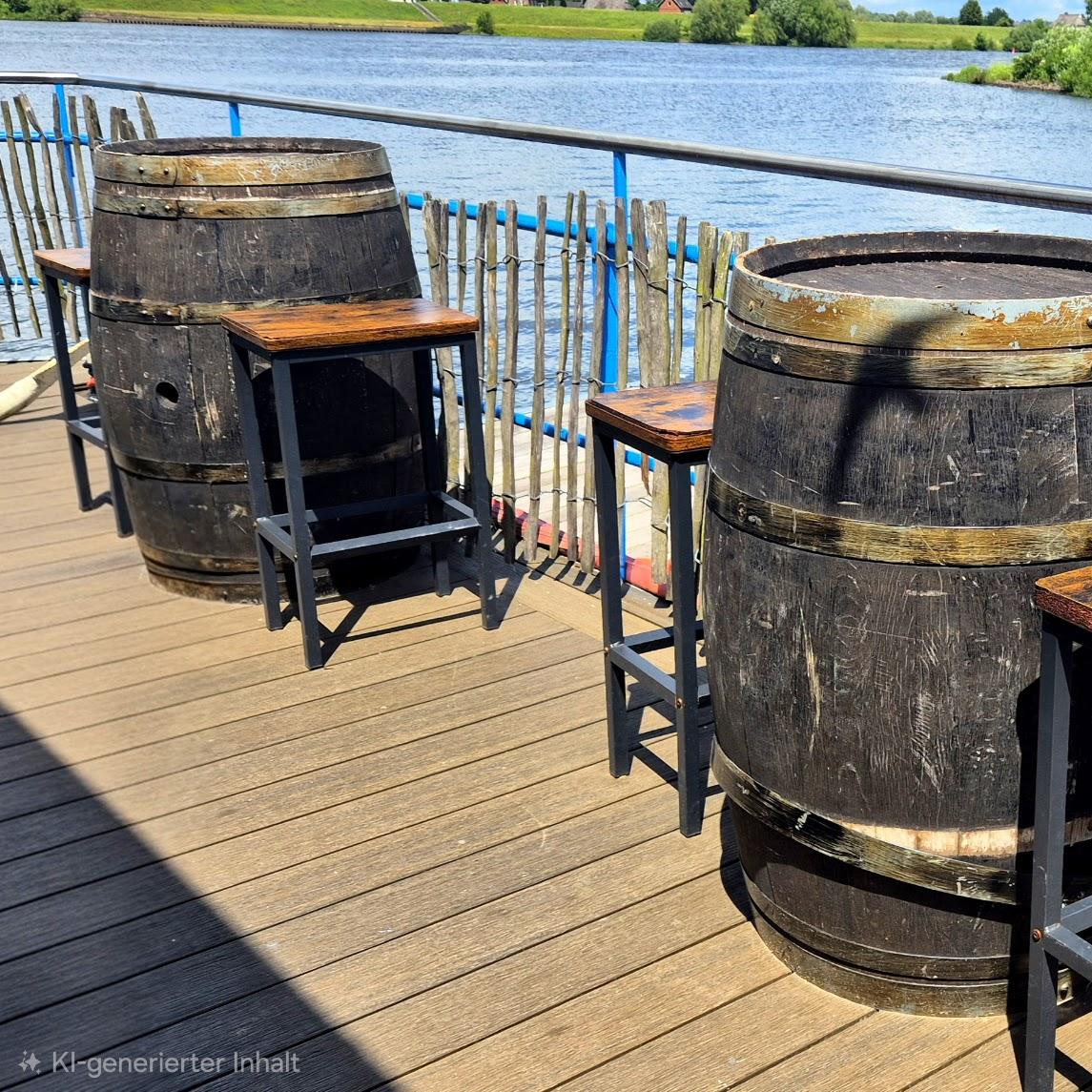 Restaurant "Restaurantschiff Klabattermann" in Drage