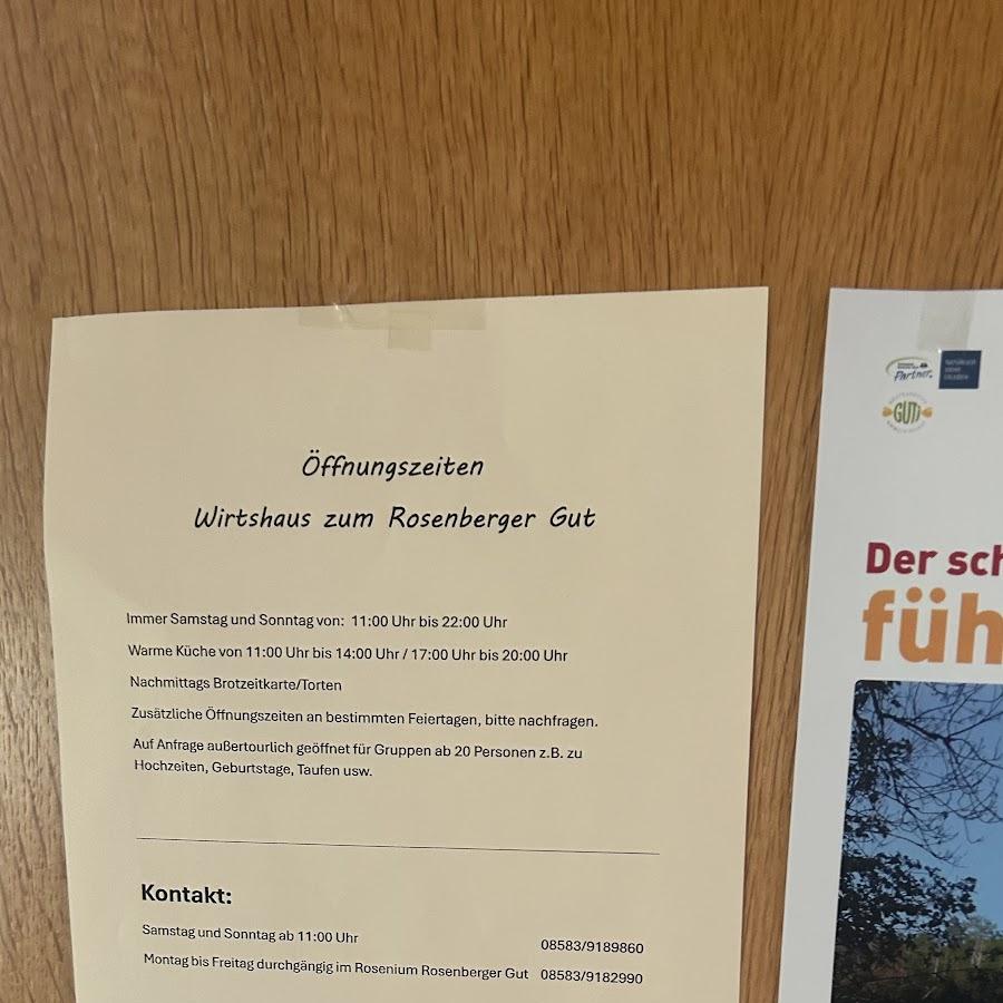 Restaurant "Wirtshaus zum Rosenberger Gut" in Neureichenau