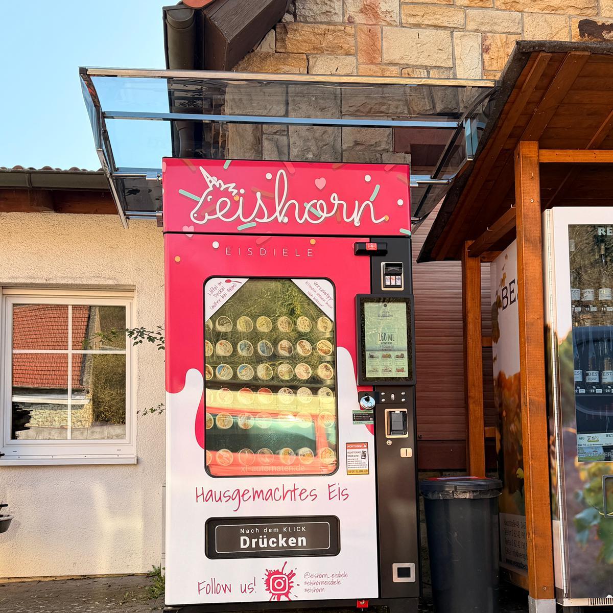 Restaurant "Eishorn Eisautomat" in Mettenheim