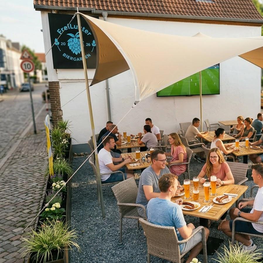 Restaurant "FreiLuster Biergarten & Imbiss" in Plau am See