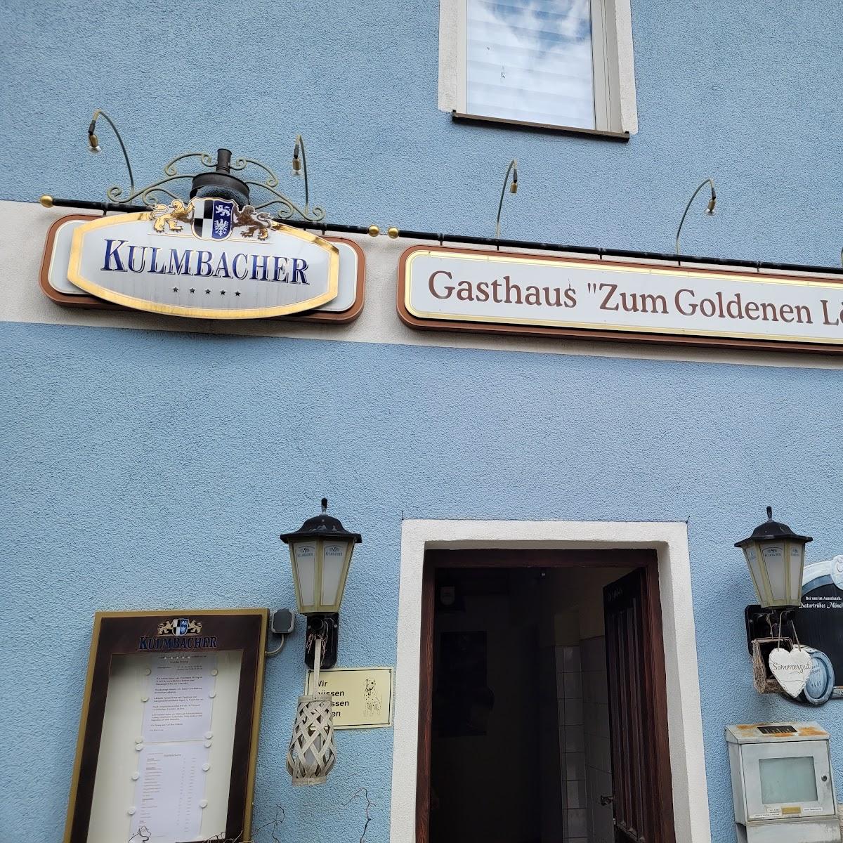 Restaurant "Gasthaus Zum goldenen Löwen" in Hahnbach