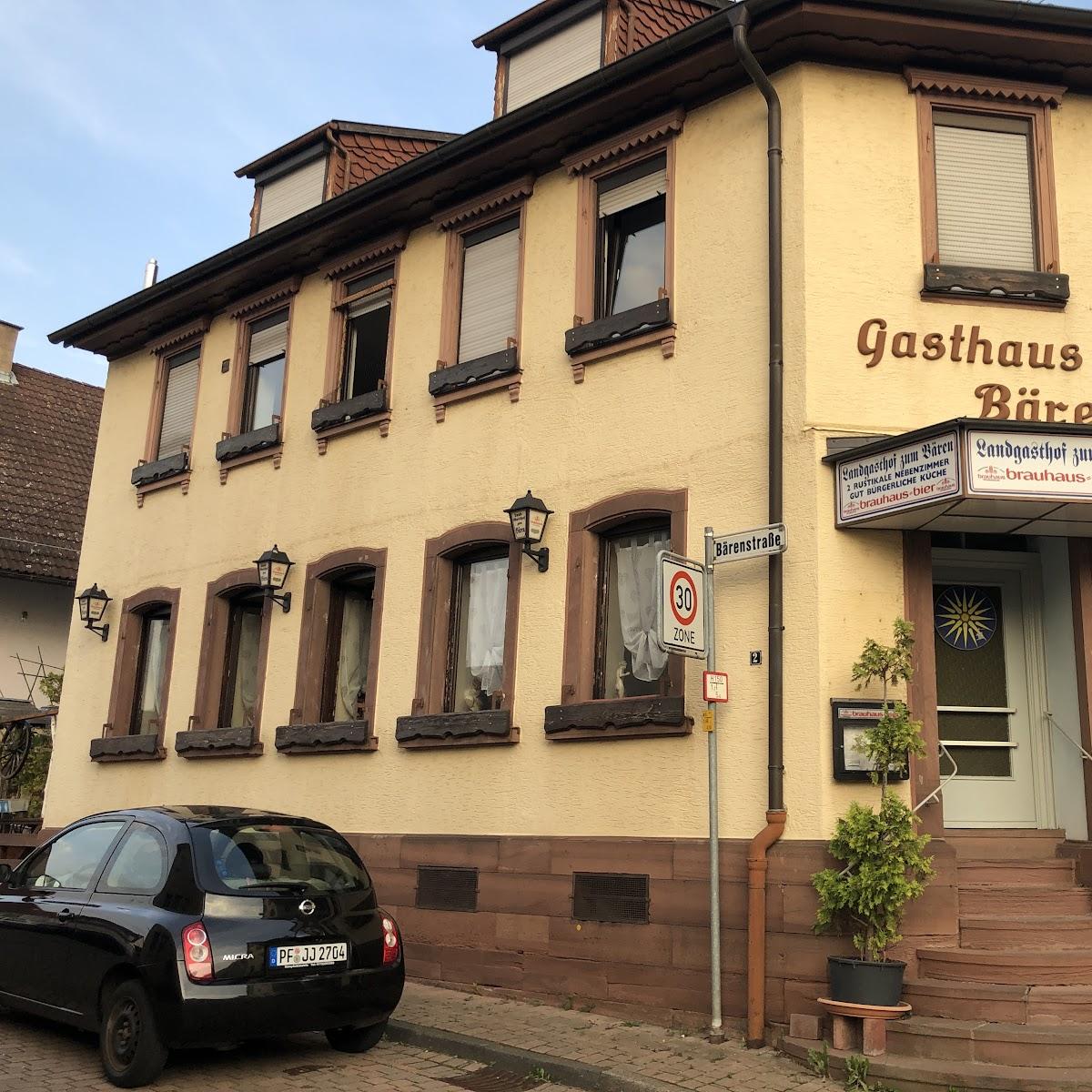 Restaurant "Landgasthof Bären" in Birkenfeld