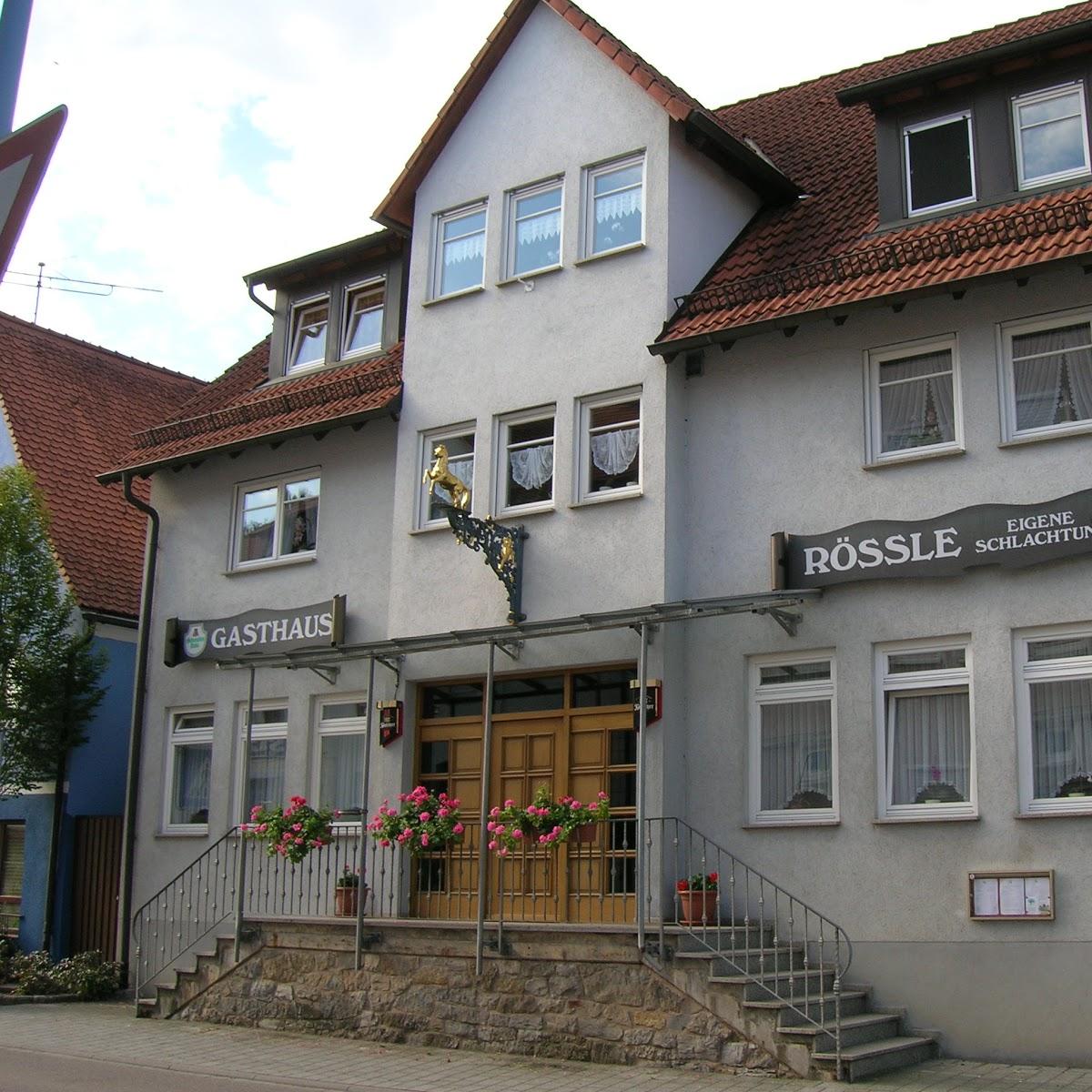 Restaurant "Gasthaus Rössle Inh. Hermann Hirschmann" in Obersontheim