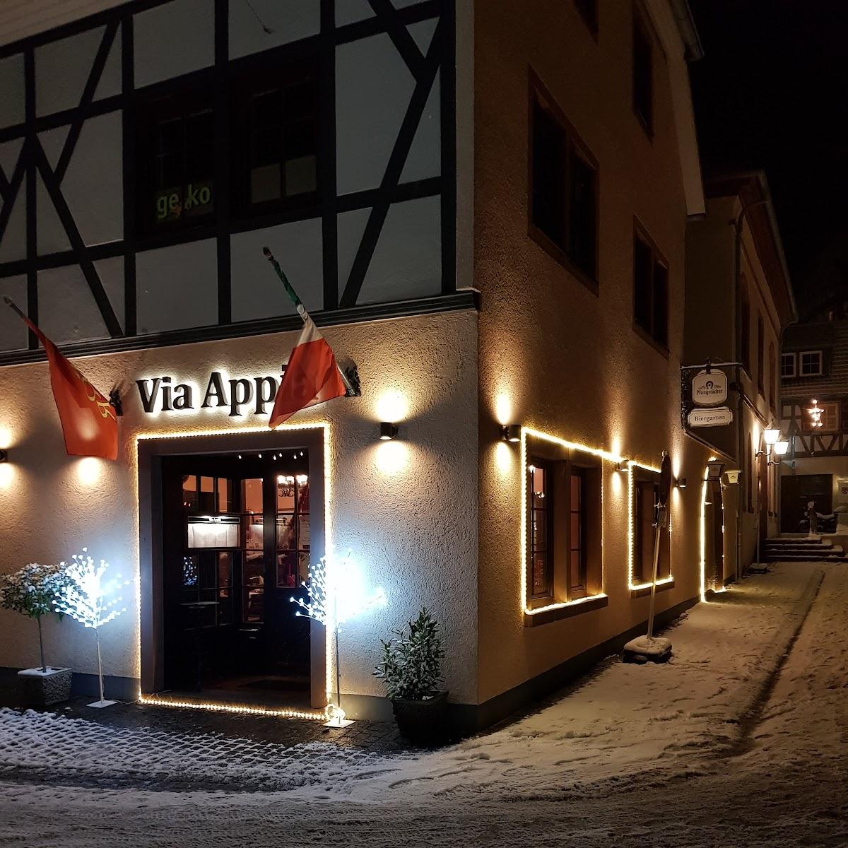 Restaurant "Via Appia" in Zwingenberg