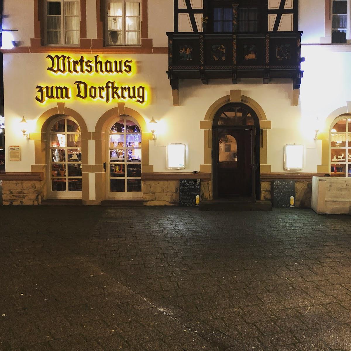 Restaurant "Wirtshaus Zum Dorfkrug" in Morbach