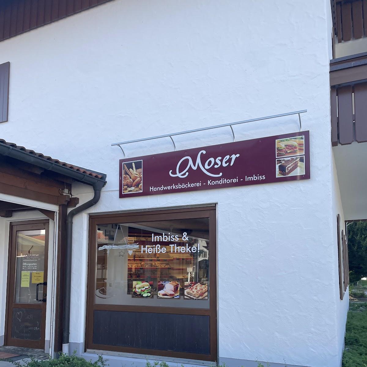 Restaurant "Bäckerei Moser GmbH" in Ruderatshofen