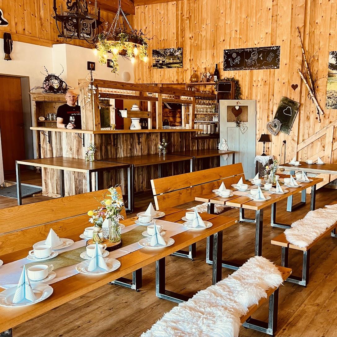 Restaurant "Bergmang Alpe" in Ruderatshofen