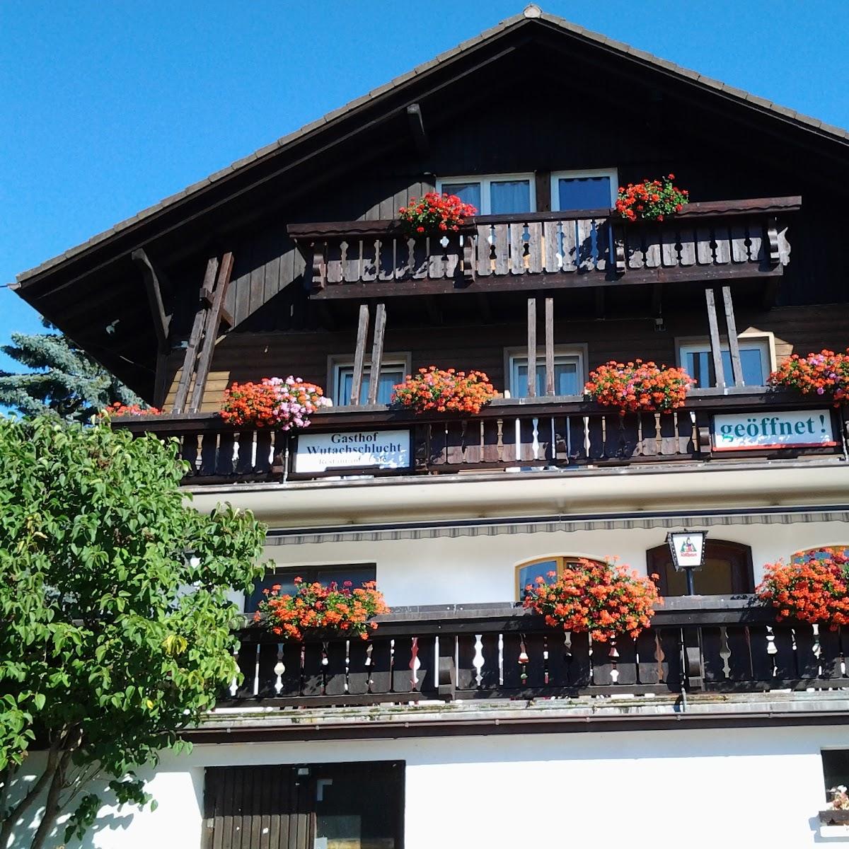 Restaurant "Gasthof & Tourismus Wutachschlucht" in Bonndorf im Schwarzwald