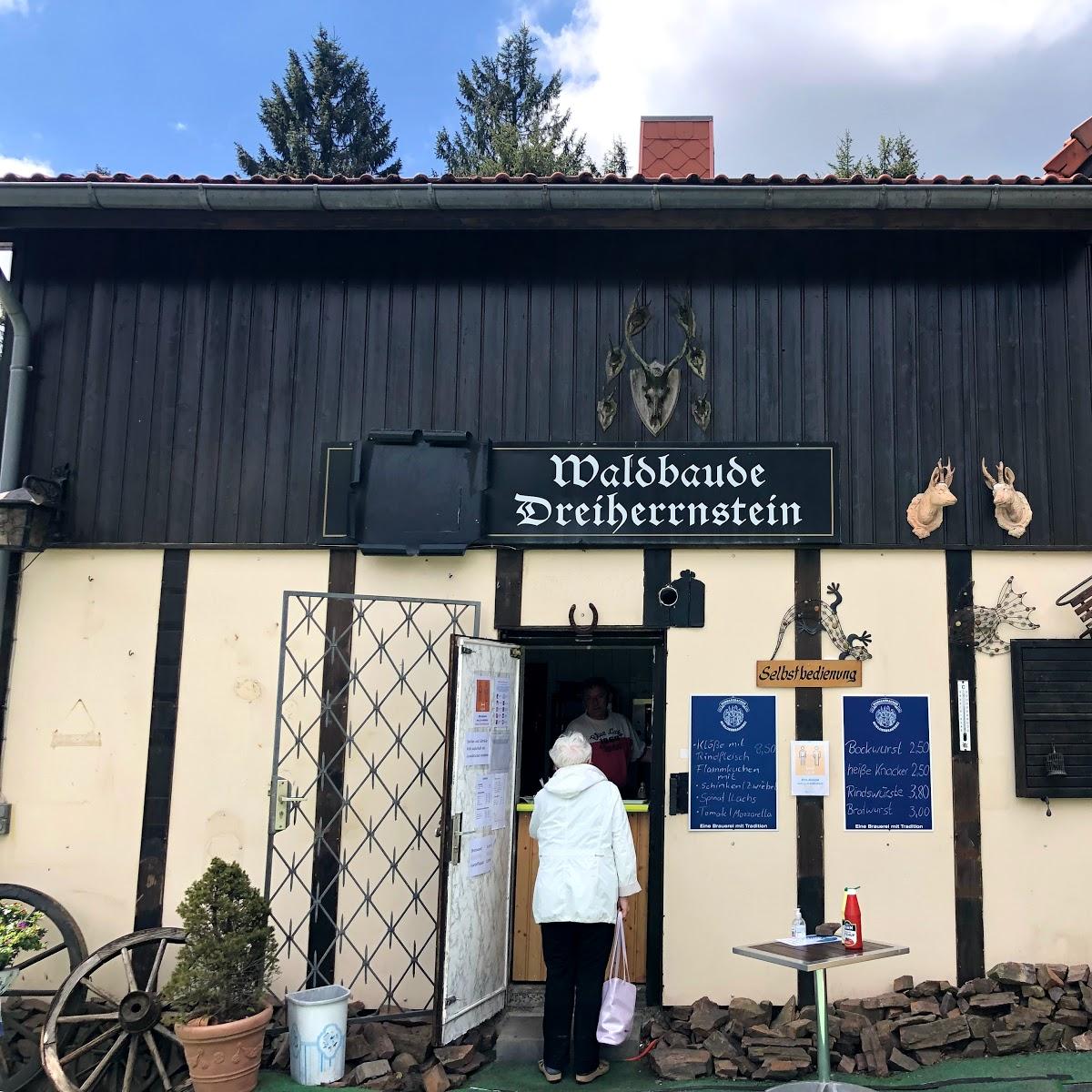 Restaurant "Großer Dreiherrenstein - Waldbaude" in  Frauenwald