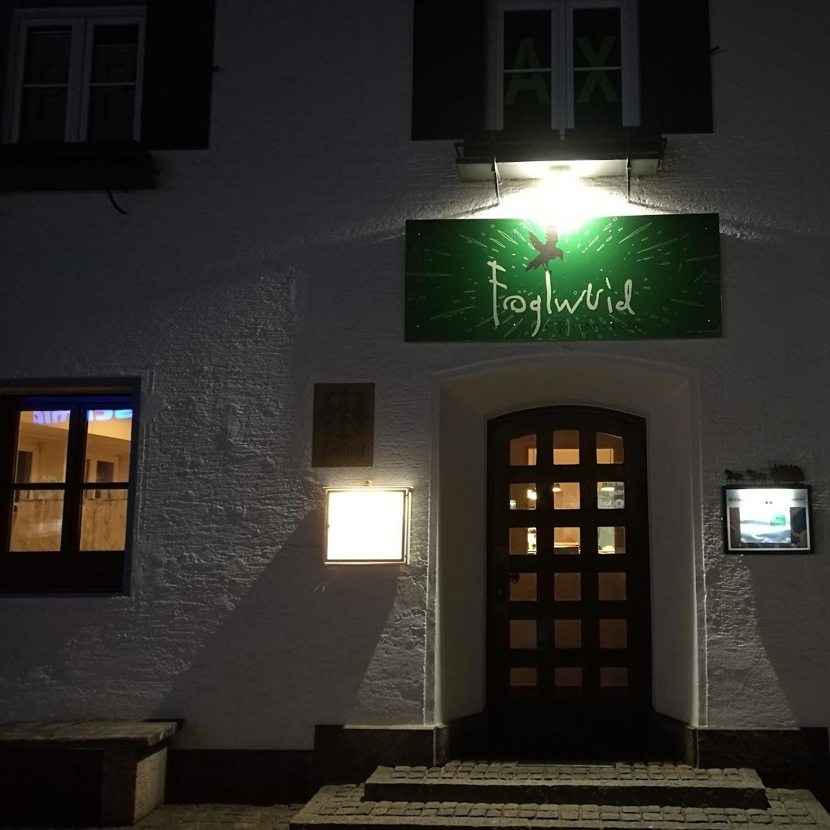 Restaurant "Cafe Bar Restaurant Foglwuid" in Unterwössen