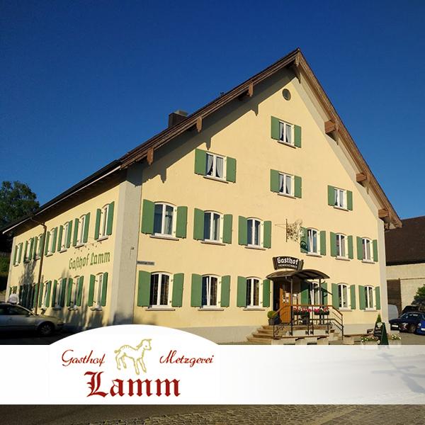 Restaurant "Gasthof Metzgerei Lamm," in Heimertingen