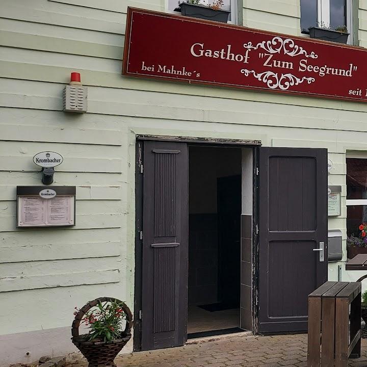 Restaurant "Gasthof Zum Seegrund" in Ahlbeck