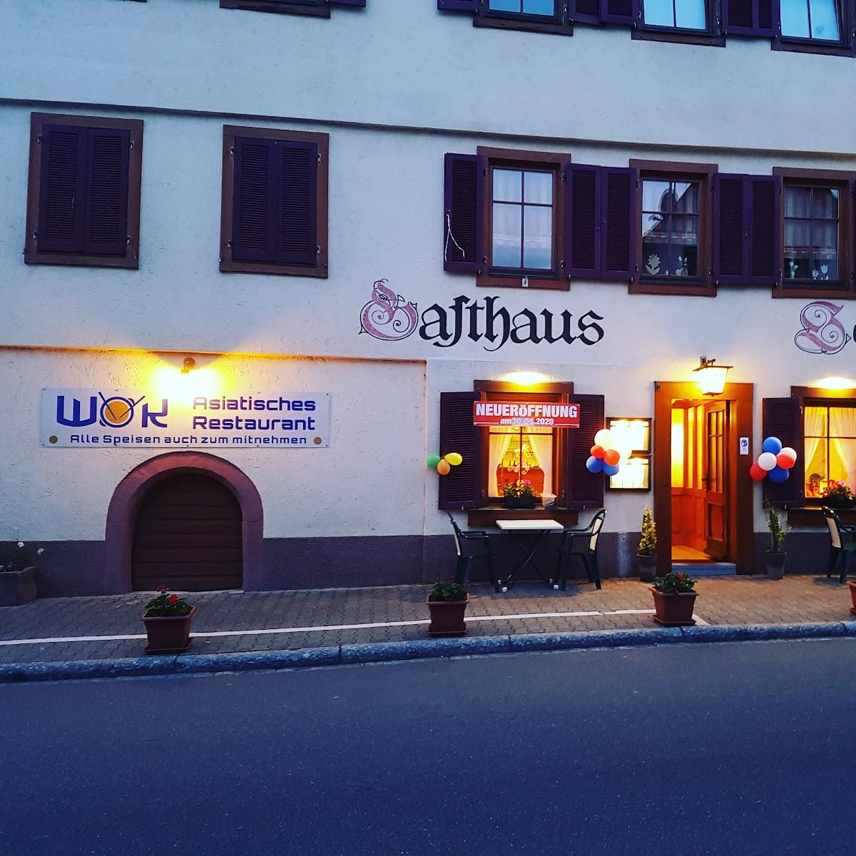 Restaurant "Gasthaus Sonne - WOK - asiatisches Restaurant" in Oppenau