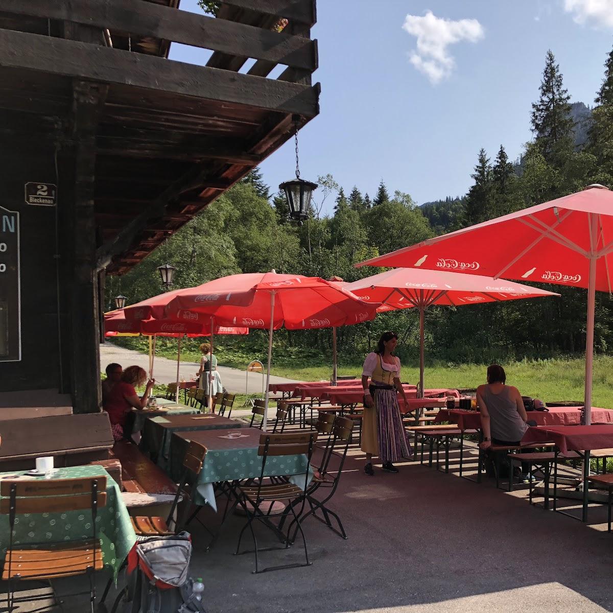 Restaurant "Berggasthaus Bleckenau" in Schwangau
