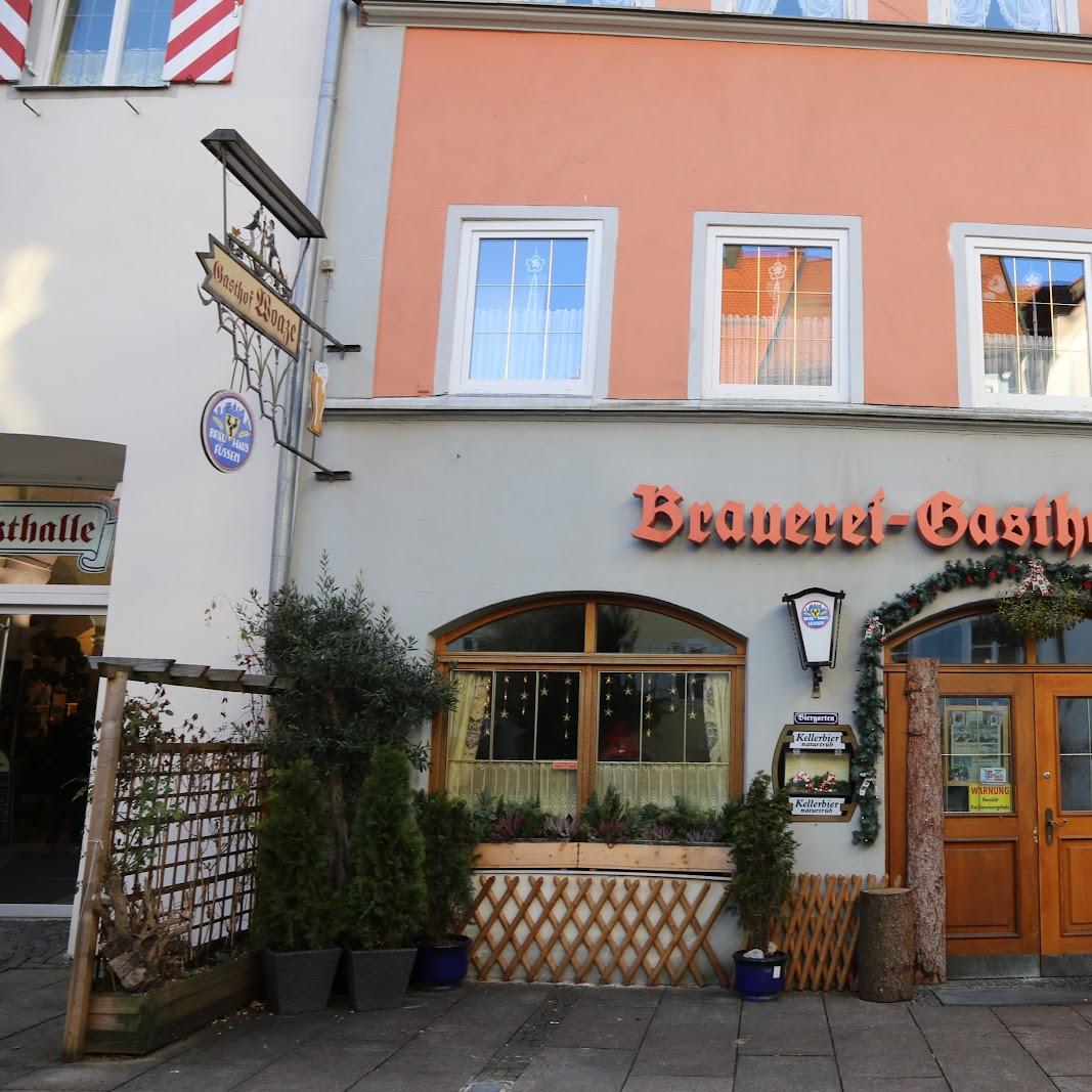 Restaurant "Gasthof Weizenbrauerei Woaze" in Füssen