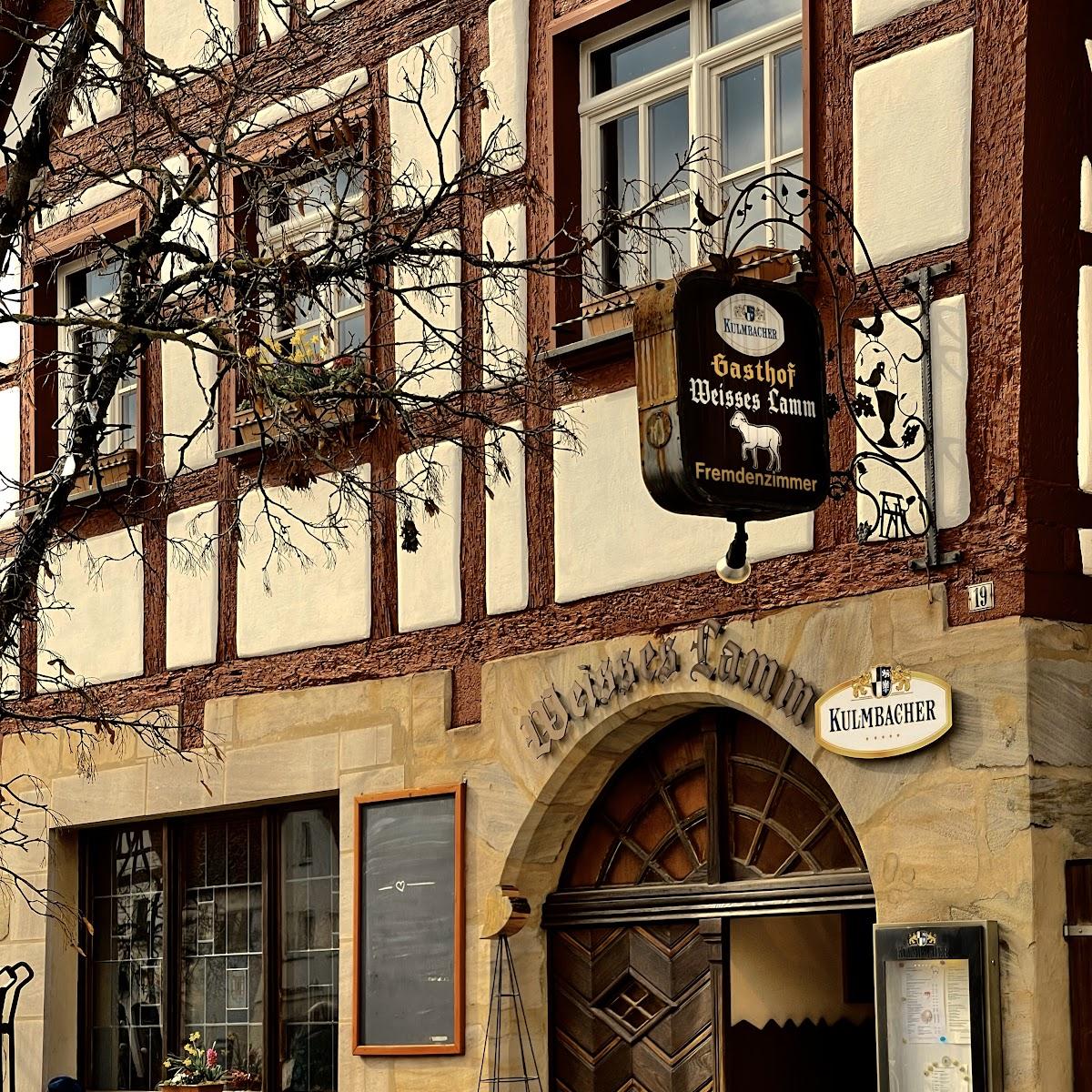 Restaurant "Gasthof Weißes Lamm" in Lauf an der Pegnitz