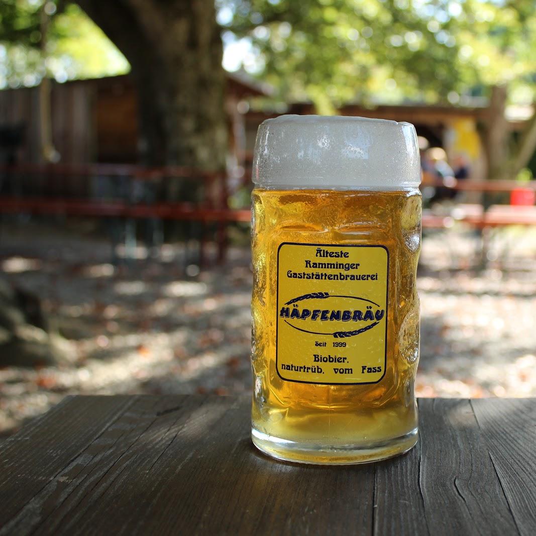 Restaurant "Biergarten  Häpfenbräu " in  Rammingen