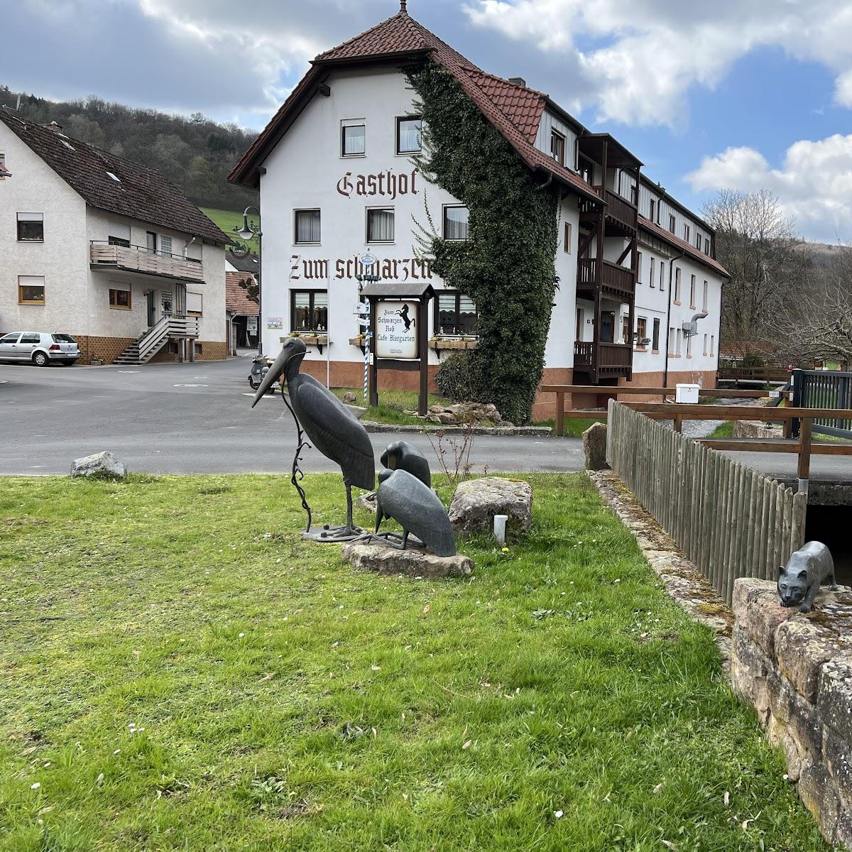 Restaurant "Gasthof Zum Schwarzen Roß" in Zeitlofs