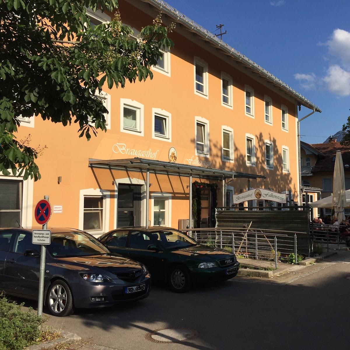 Restaurant "Braugasthof Falkenstein" in Pfronten