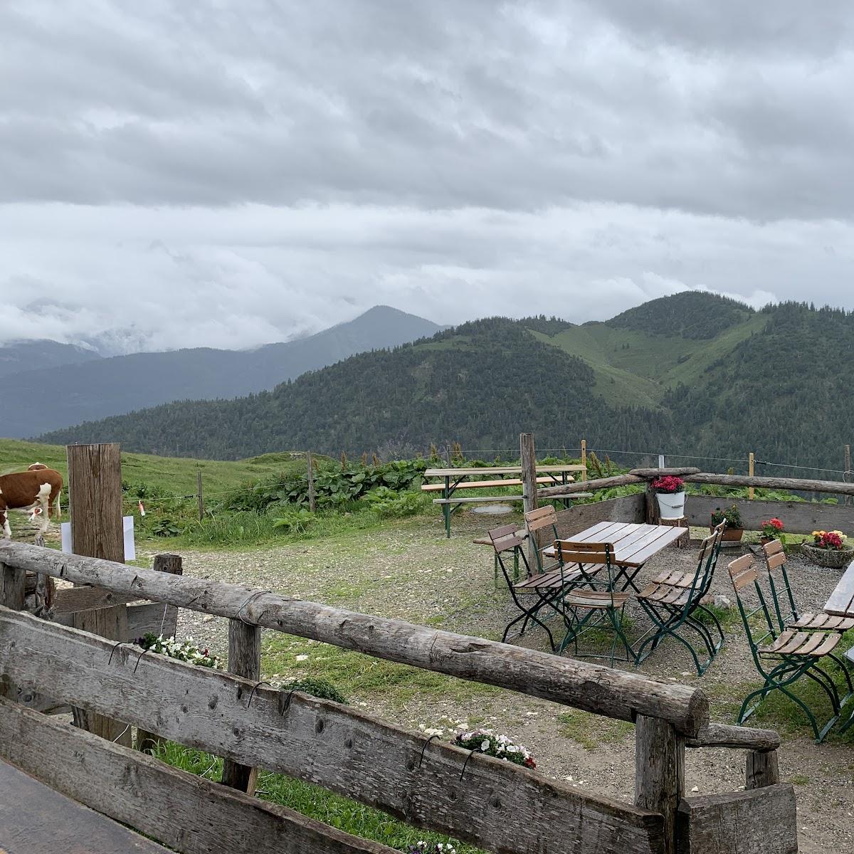 Restaurant "Bichler Alm" in Jachenau