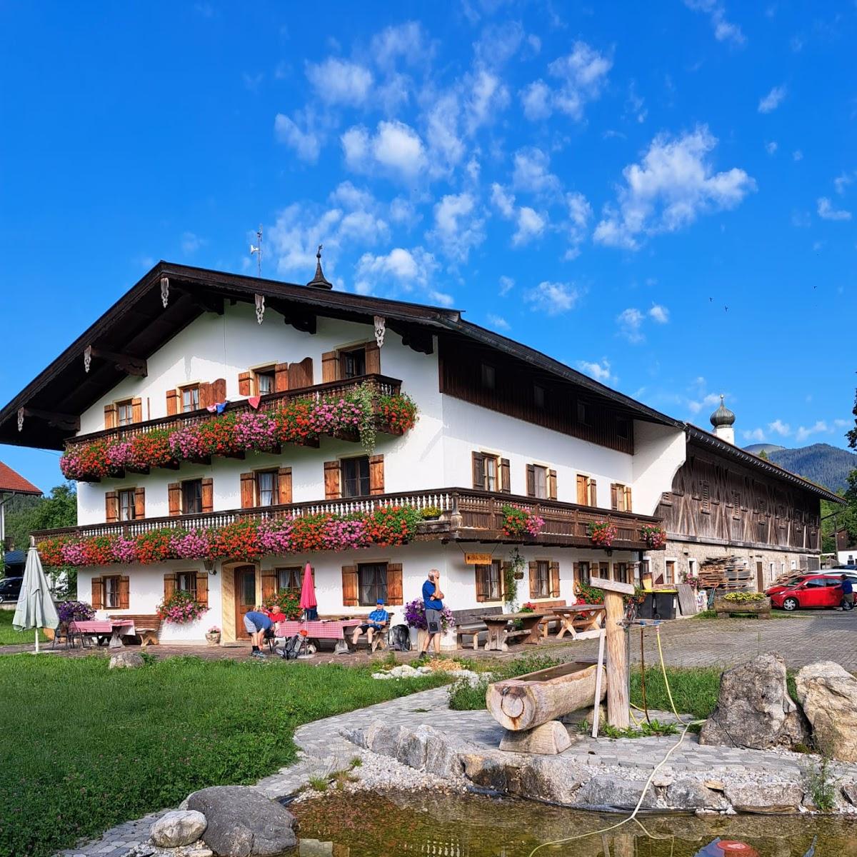 Restaurant "Gasthof" in Jachenau