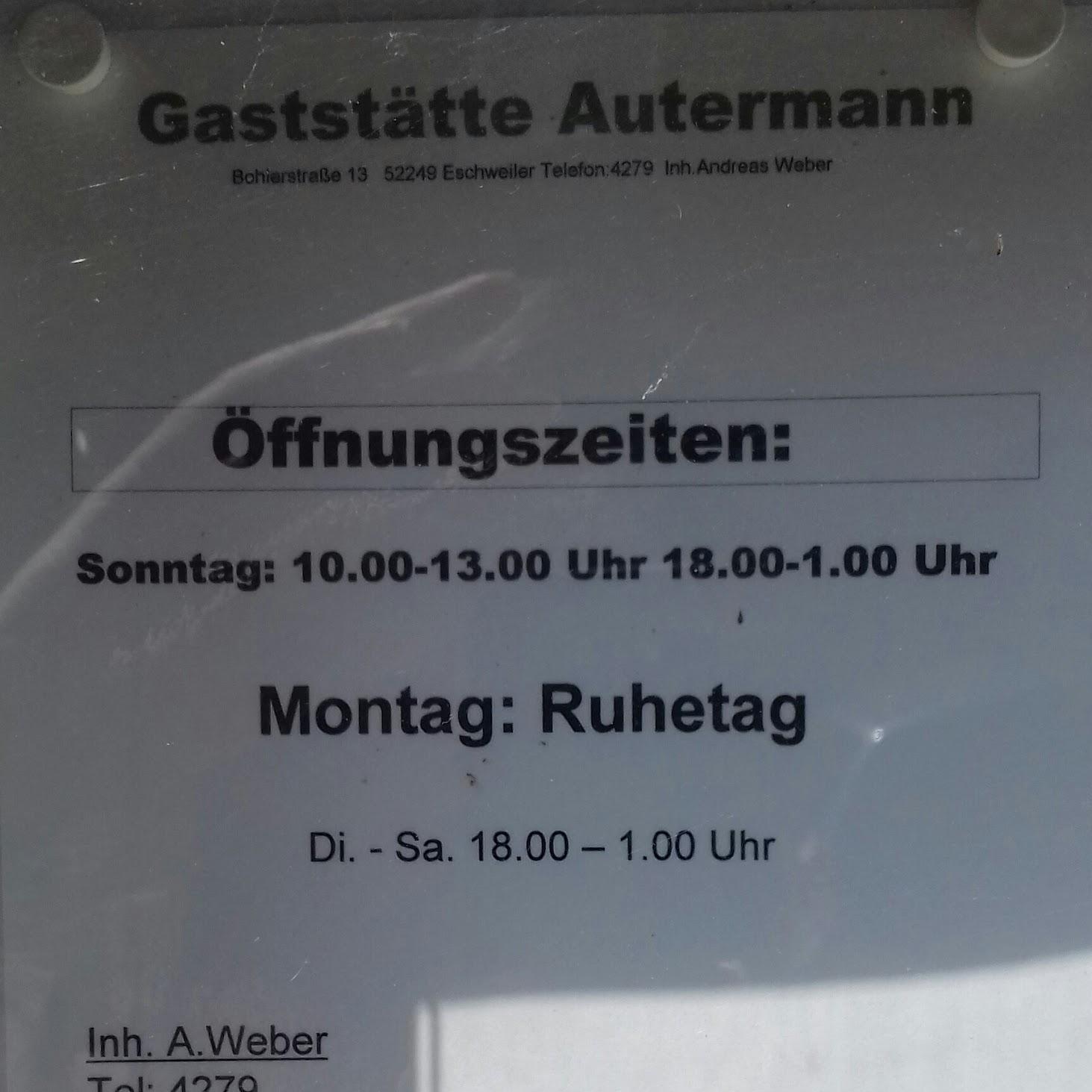 Restaurant "Gaststätte Autermann" in Eschweiler
